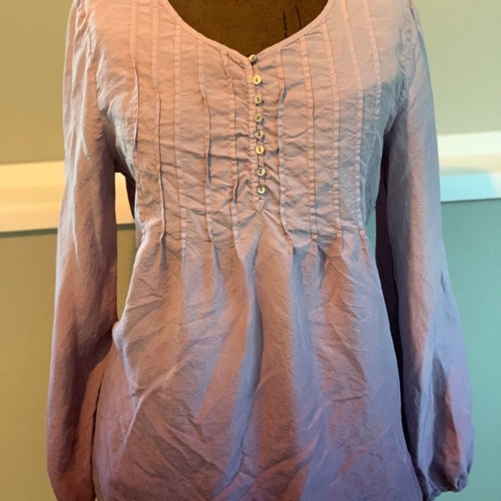J.jill lavender ombré blouse